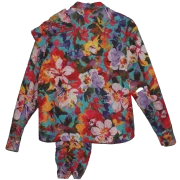 Asymmetrical Floral Shirt
