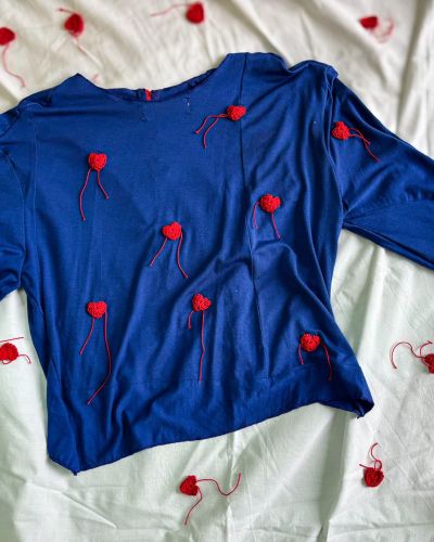 Second Crush — Dual Heart Blouse (Version 1)