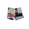 Patchwork shorts with side buttons 1
