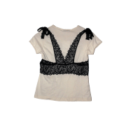 Lacebound Black Tee