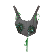 Hearstring corset- Mosslight