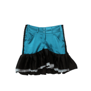 Saia Rebow Skirt: Blue lagoon